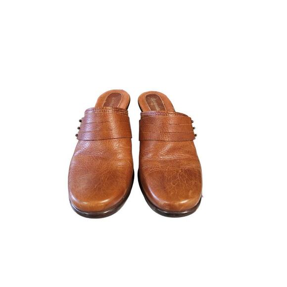 Naturalizer Shoes - Naturalizer Brown leather Women's Clog Dress Shoe Size 9